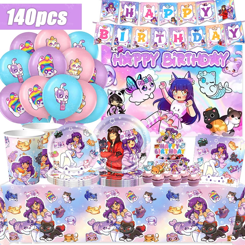 Photography Award - Aphmau Birthday Decorations Pink Video Game
