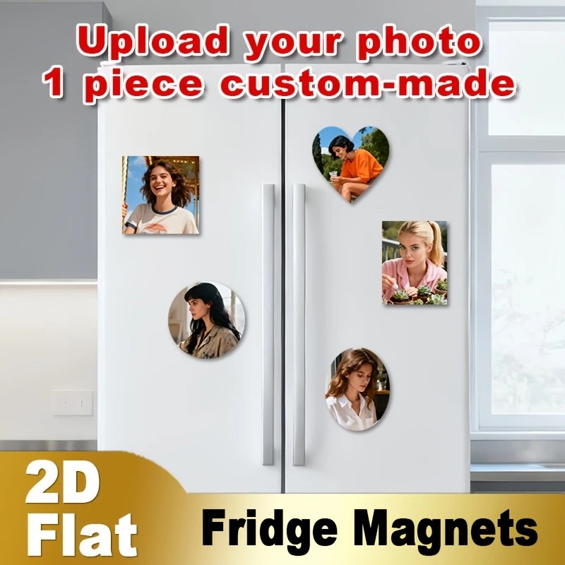Photography Style - Custom Photo Fridge Magnet 2D Flat