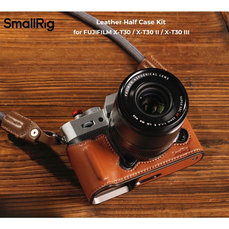 Fujifilm Camera X-T30 Ii - SmallRig Leather Half Case Kit 5670