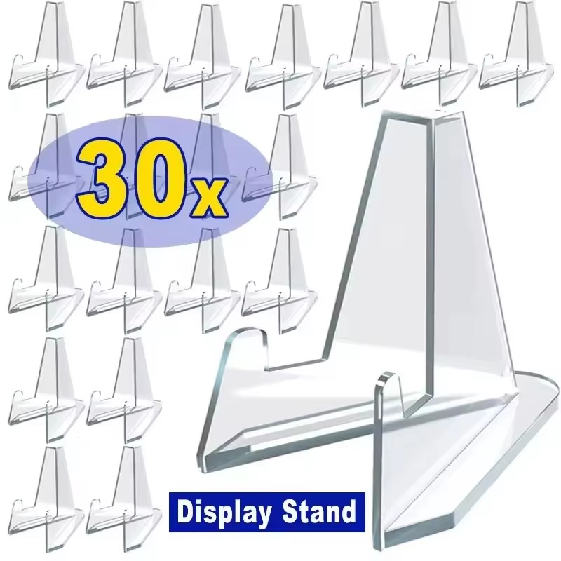 Photography Style - 30-1PCS Triangular Card Display Stand Mini