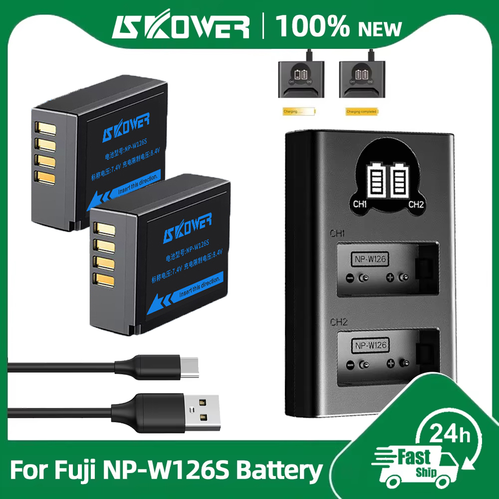 Fujifilm Camera X-T30 Ii - NP-W126S Battery for Fujifilm Camera X-A1/E2/T1/2/T3/T10/T20/T30/T30