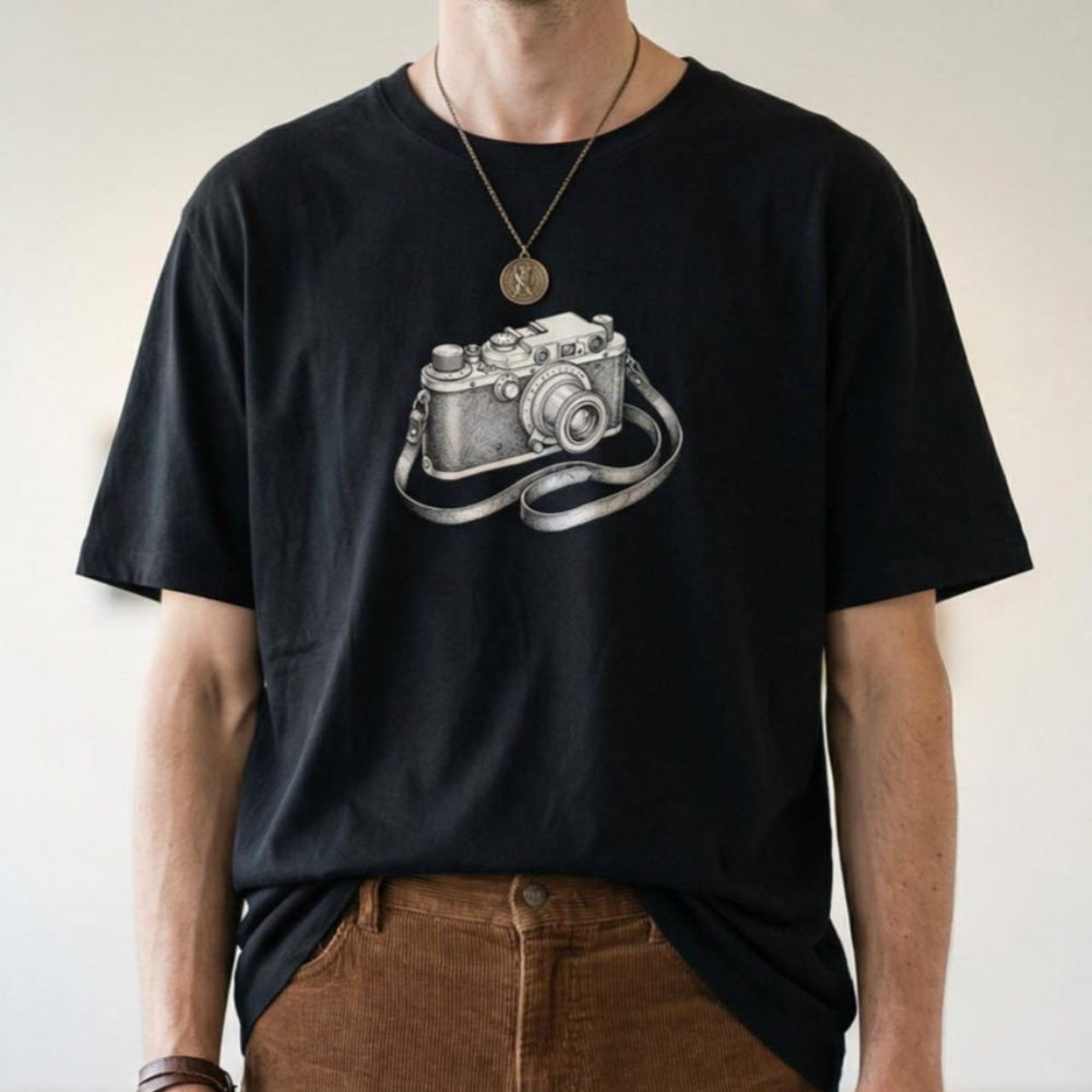 Camera Shirt Vintage Camera Te - огляд і ціна Photography Graphic Design