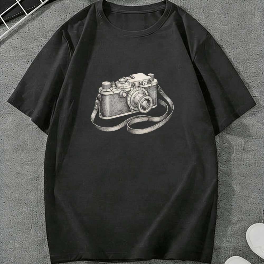Camera Shirt Vintage Camera Te - огляд і ціна Photography Graphic Design