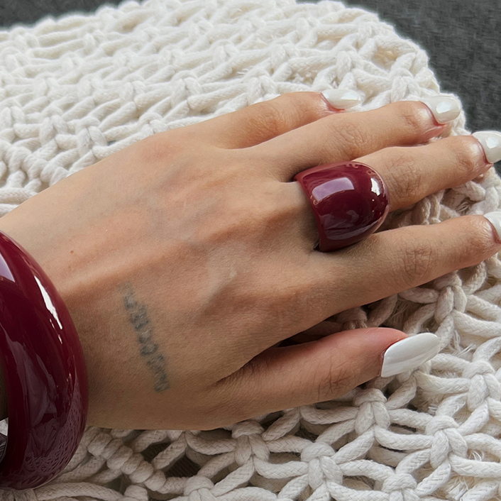 Irregular Resin Ring for Women - огляд і ціна Photography Design