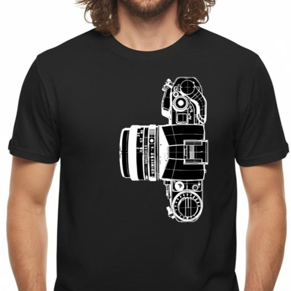 Vintage Camera T-Shirt Photogr - огляд і ціна Photography Graphic Design