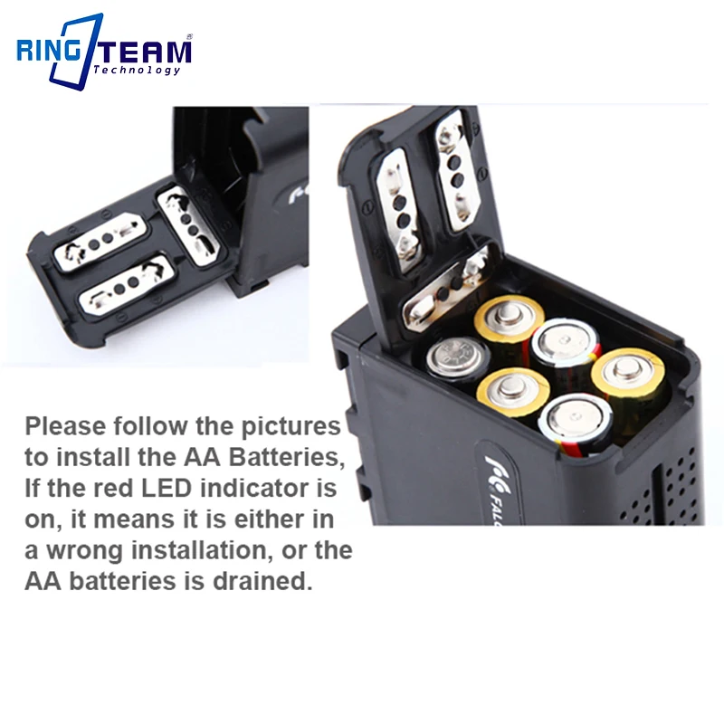 BB-6 BB6 Battery Box Case for  - огляд і ціна Video Led Light Panel