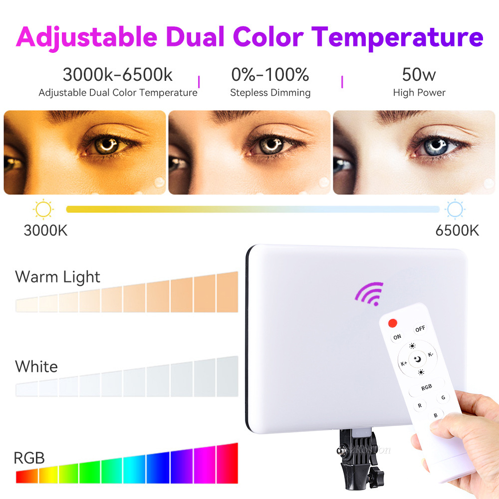 RGB 14'' LED Video Light Remot - огляд і ціна Video Led Light Panel