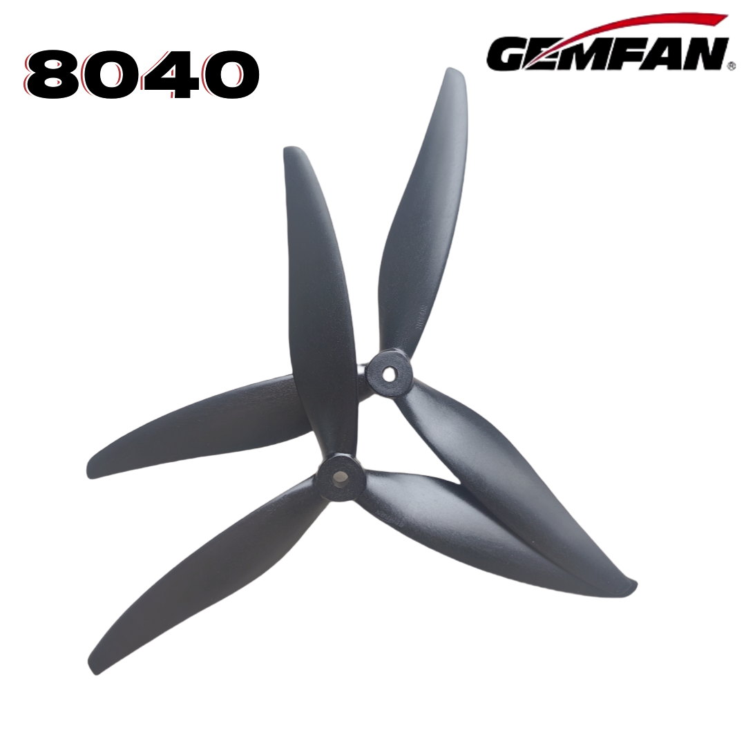 Gemfan 8040 8X4X3 3-blade 8-in - огляд і ціна Photography Drone
