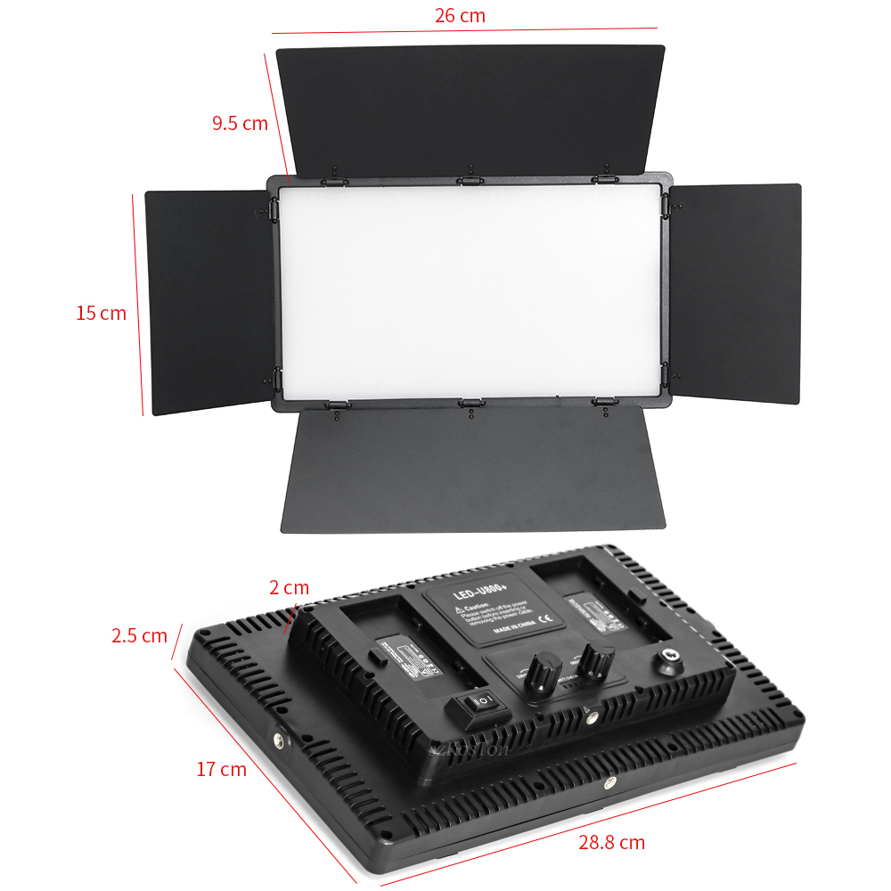 U800 LED Photo Studio Light fo - огляд і ціна Video Led Light Panel