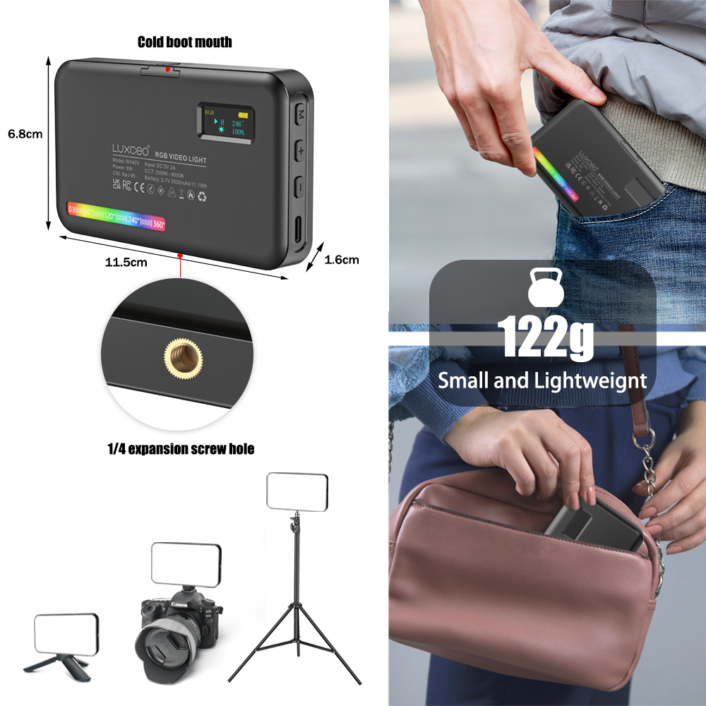LUXCEO V10 PRO Video Light RGB - огляд і ціна Video Led Light Panel