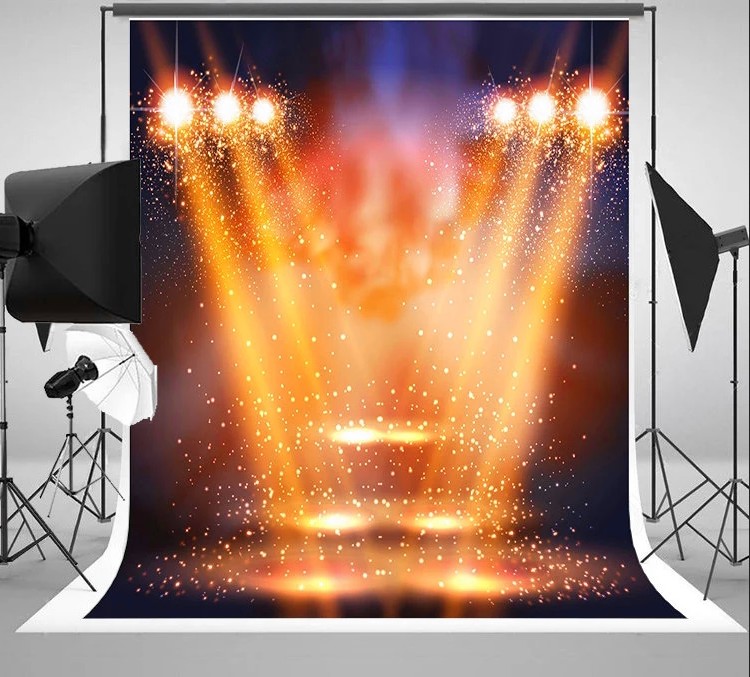 dj gold led stage bokeh neon l - огляд і ціна Photography Award