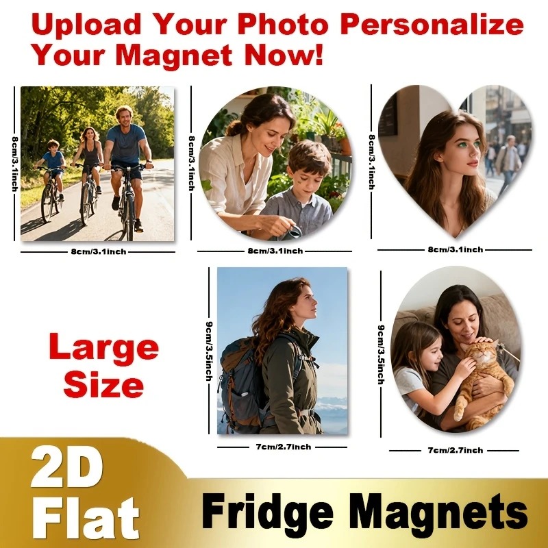 Custom Photo Fridge Magnet 2D  - огляд і ціна Photography Style