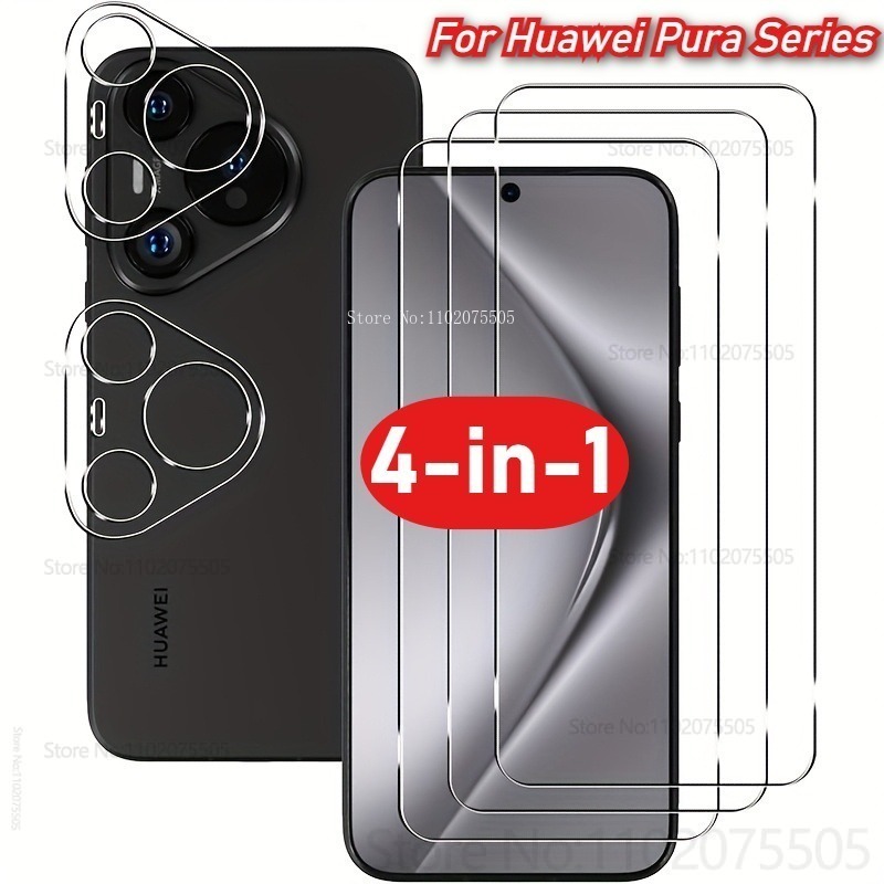 [4-in-1]2Pcs Full Coverage Tem - огляд і ціна Photography Kit Huawei Pura 80 Ultra