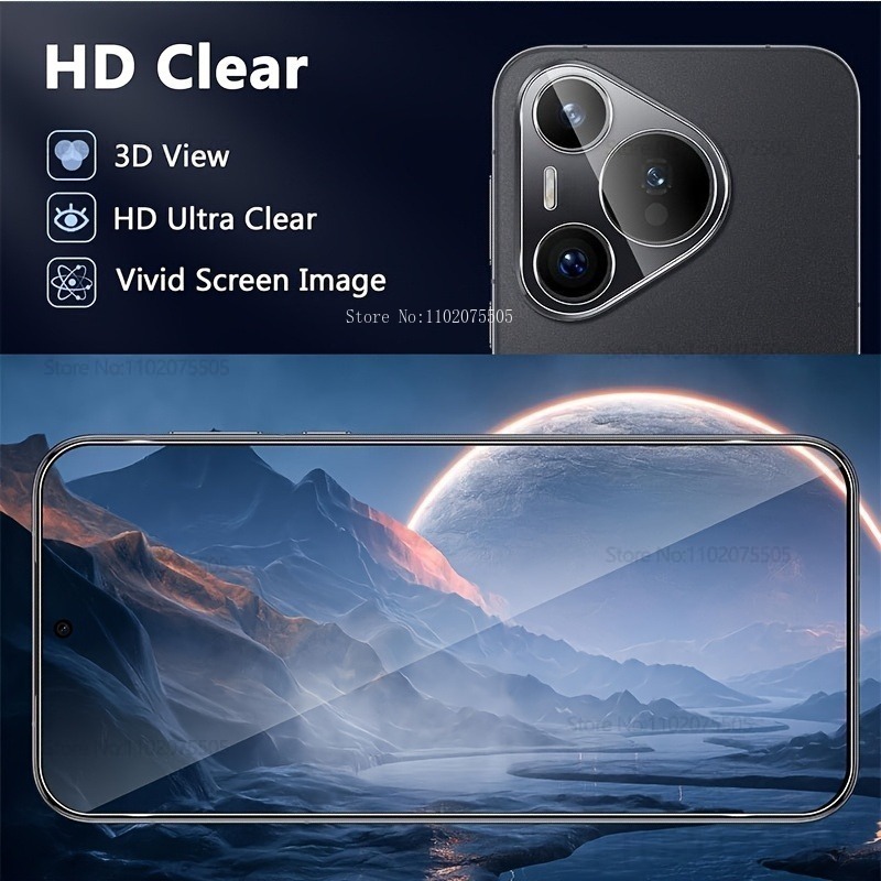 [4-in-1]2Pcs Full Coverage Tem - огляд і ціна Photography Kit Huawei Pura 80 Ultra