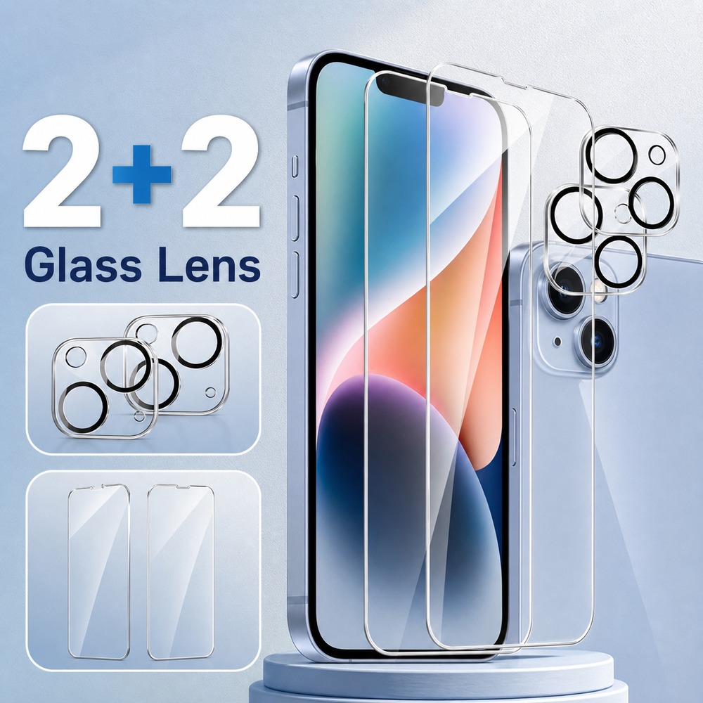 2+2PCS Tempered Glass For HUAW - огляд і ціна Photography Kit Huawei Pura 80 Ultra