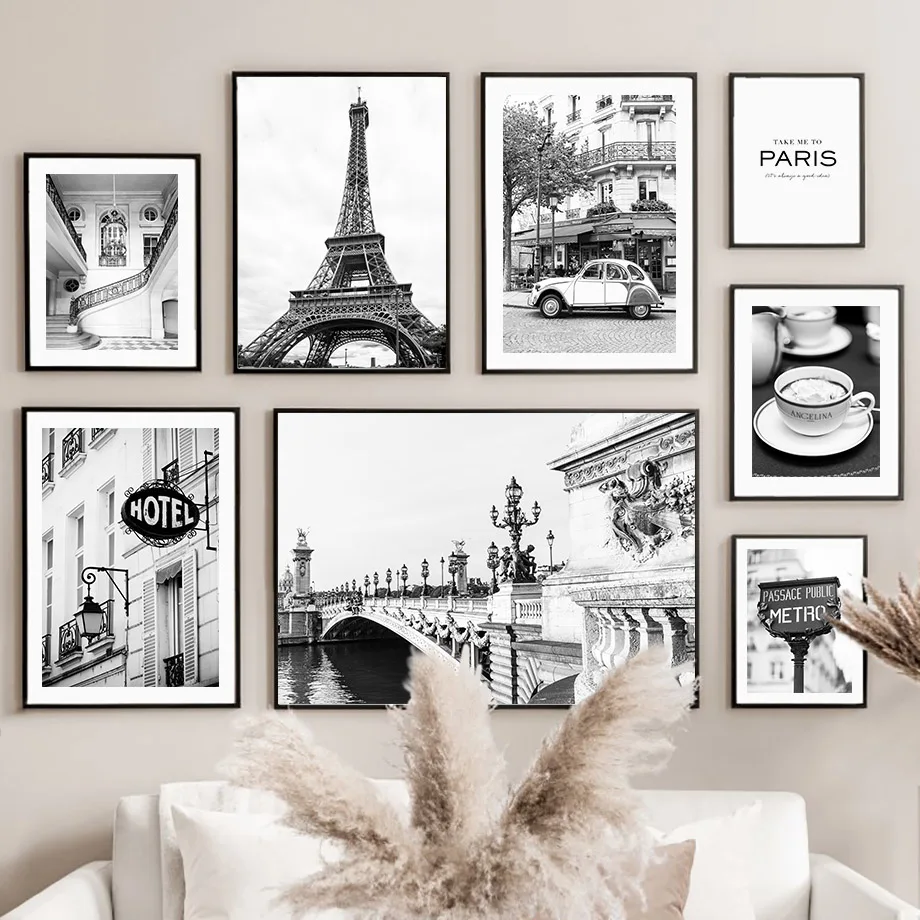 Wall Art Canvas Painting Black - огляд і ціна Photography Landscape