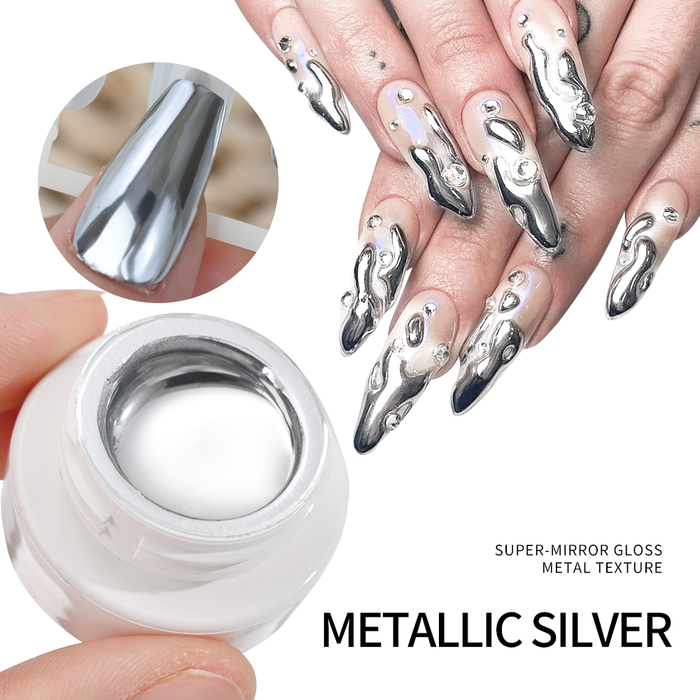 5ml Silver Gold Metallic Gel N - огляд і ціна Photography Design