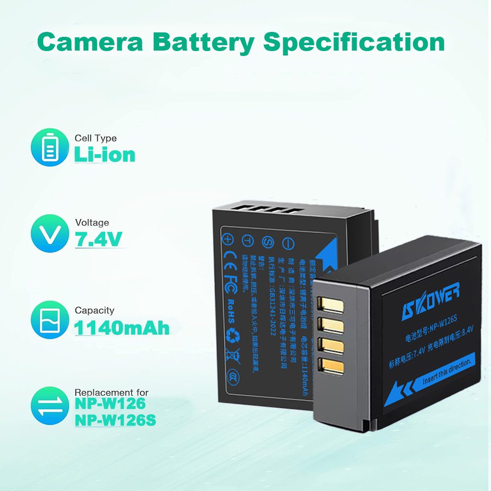 NP-W126S Battery for Fujifilm  - огляд і ціна Fujifilm Camera X-T30 Ii