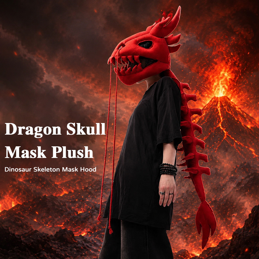 Dragon Skull Spine Plush Hood  - огляд і ціна Photography Design