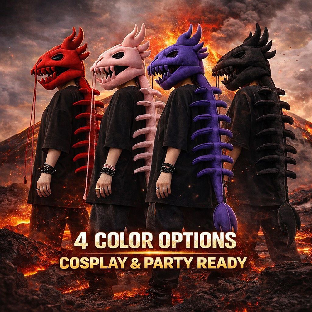 Dragon Skull Spine Plush Hood  - огляд і ціна Photography Design