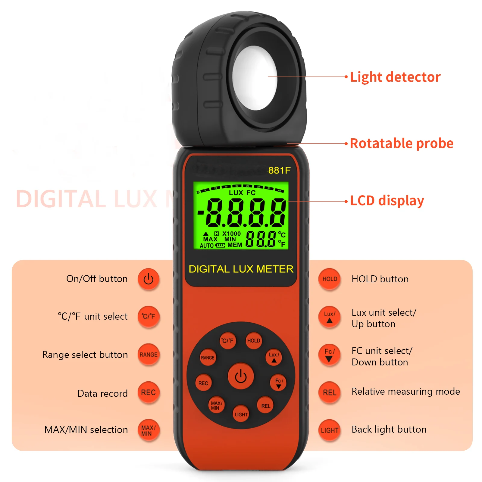 HP-881F    Digital Illuminance - огляд і ціна Photography Hp