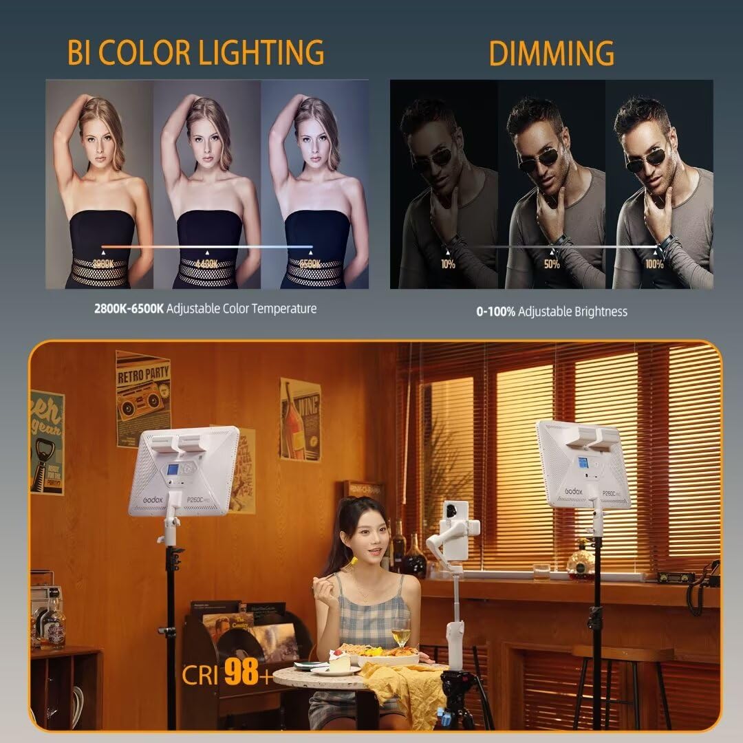 Godox P260C Pro LED Video Ligh - огляд і ціна Video Led Light Panel