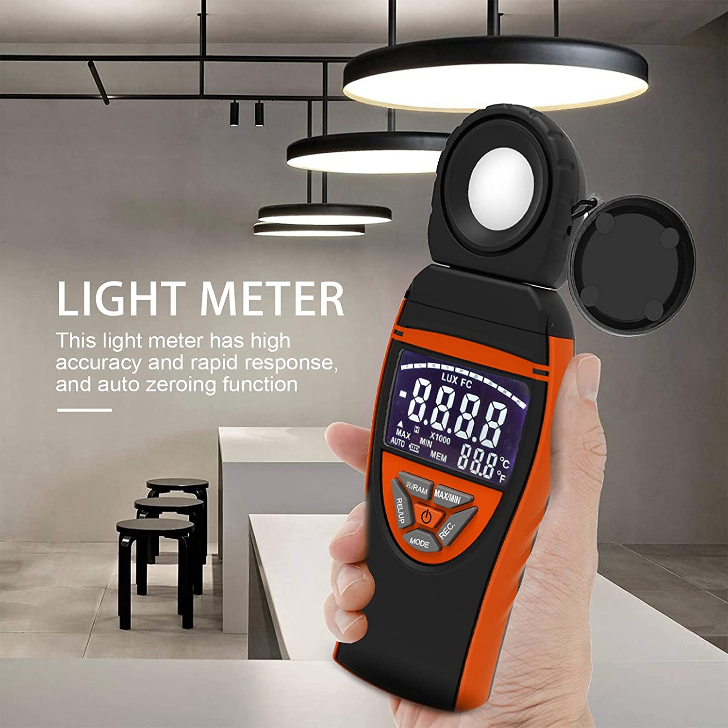 Light Meter HOLDPEAK 8801A Dig - огляд і ціна Photography Hp
