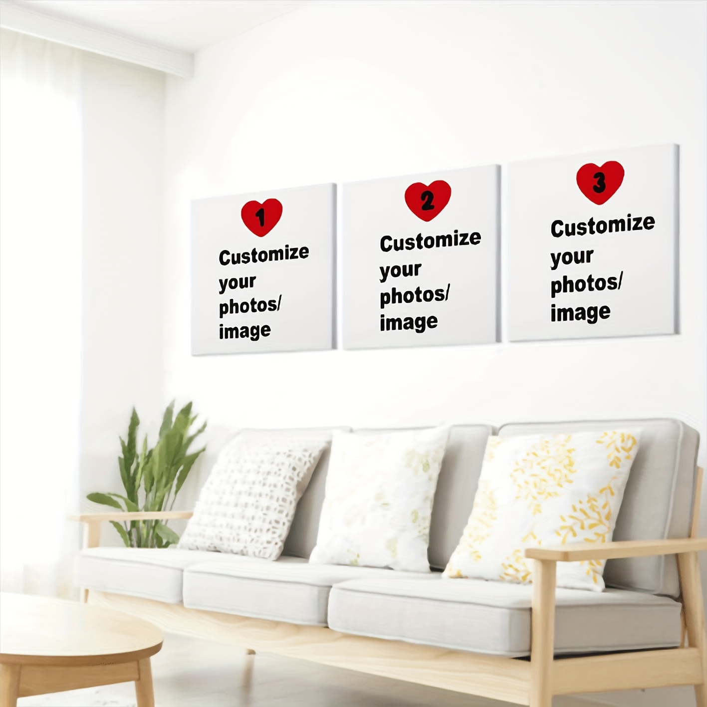 3pcs/set Custom Square Canvas  - огляд і ціна Photography Style