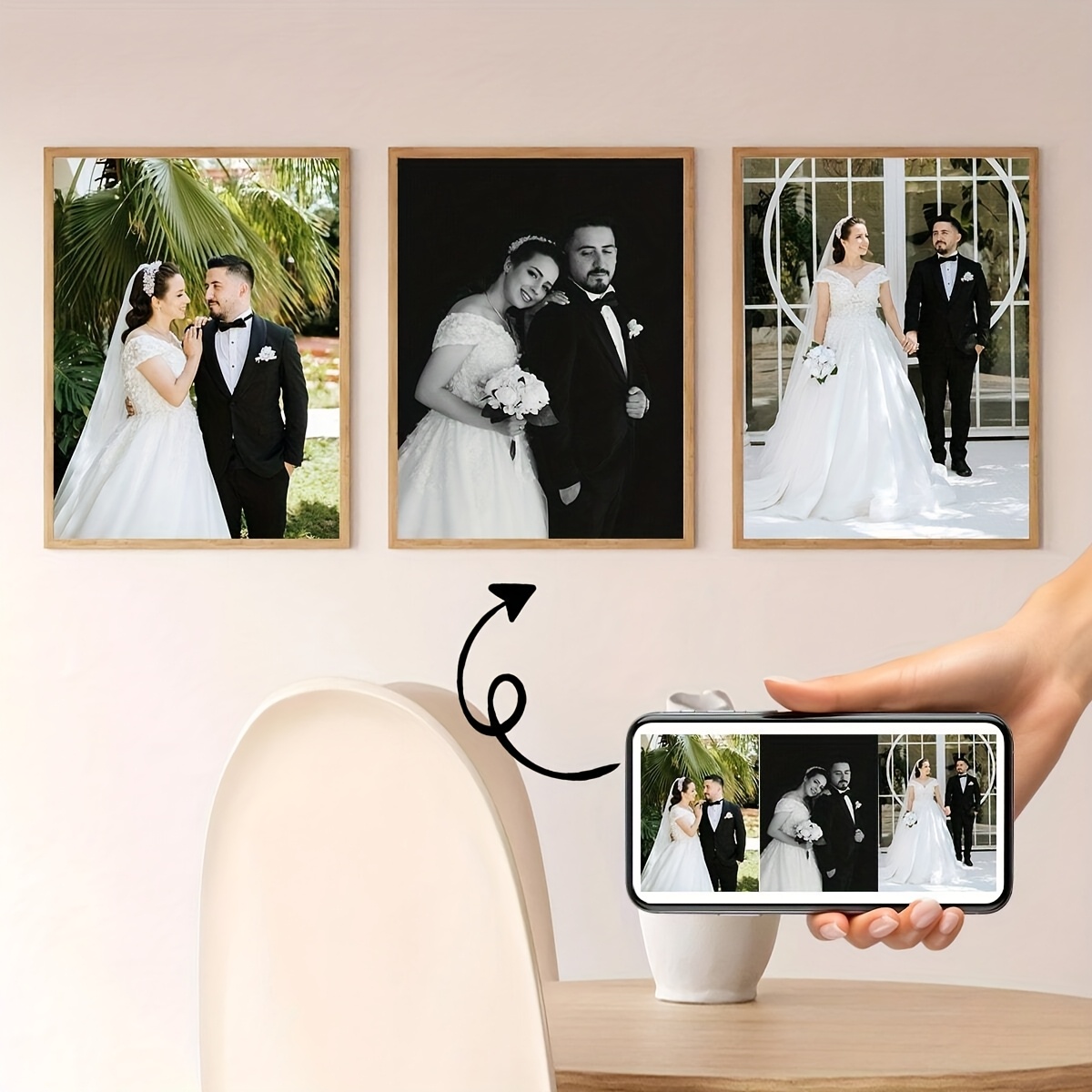 3pcs/set Custom Square Canvas  - огляд і ціна Photography Style